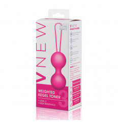 Розовые вагинальные шарики VNEW level 3