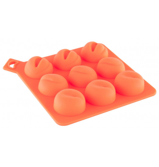 Формочка для льда оранжевого цвета