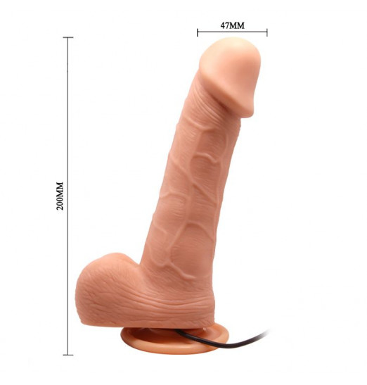 Телесный ротатор с присоской и пультом управления Ken - 20 см.