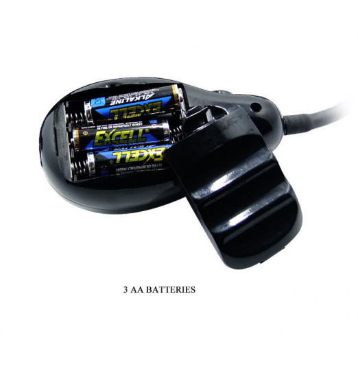 Черный большой страпон с функцией расширения - 15 см.