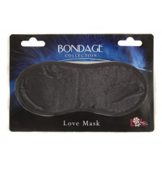 Чёрная маска на глаза BONDAGE