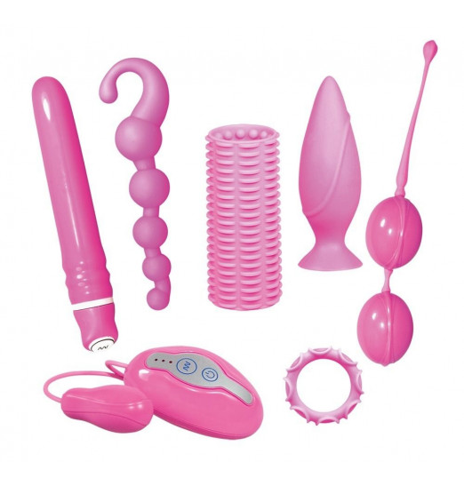 Розовый набор секс-игрушек
