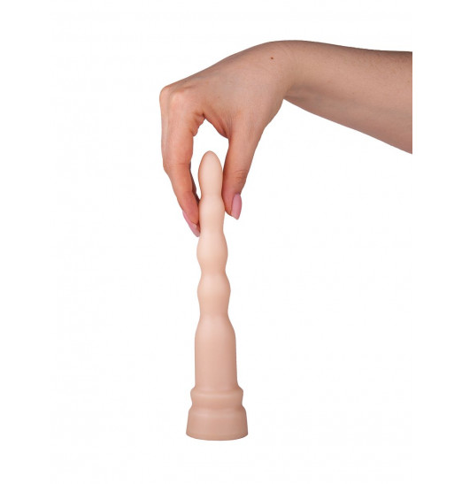 Анальная елочка телесного цвета - 20 см. Анальная елочка телесного цвета - 20 см.