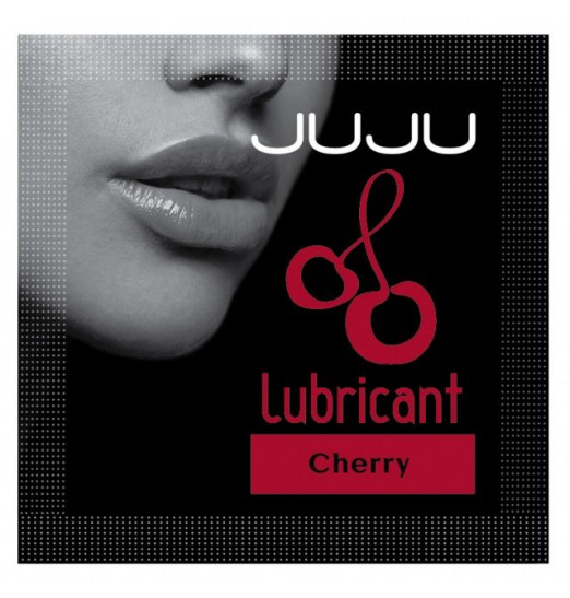 Пробник съедобного лубриканта JUJU с ароматом вишни - 3 мл.