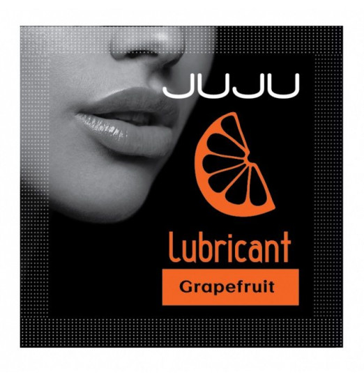 Пробник съедобного лубриканта JUJU с ароматом грейпфрута - 3 мл.