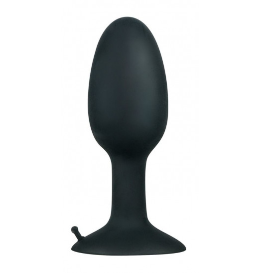 Полая анальная пробка с шариком Medium - 11 см.