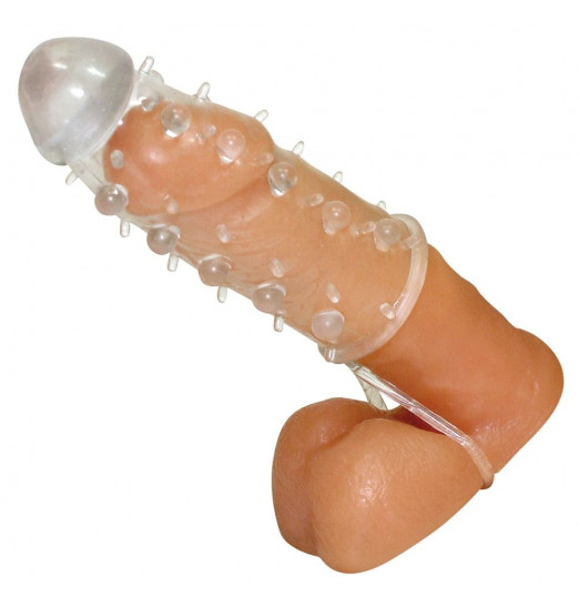 Насадка на пенис с закрытой головкой - 11 см.