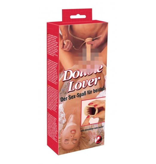 Насадка-фаллопротез Double Lover - 20 см.