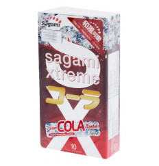 Ароматизированные презервативы Sagami Xtreme Cola - 10 шт.