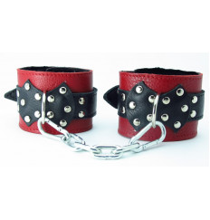 Наручи на пряжке c меховой подкладкой