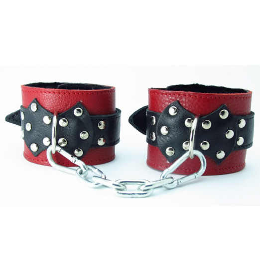 Наручи на пряжке c меховой подкладкой