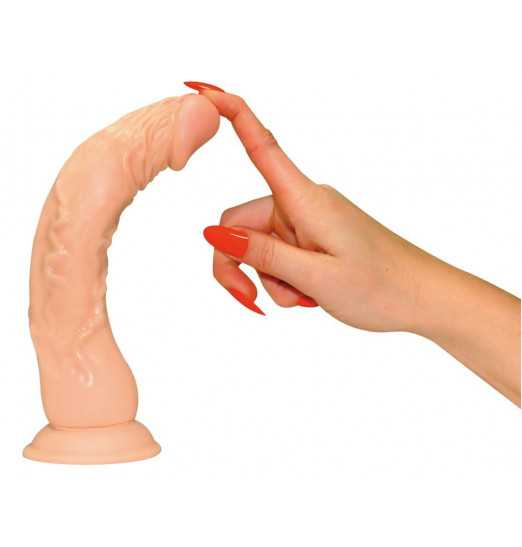 Фаллоимитатор-реалистик на присоске EUROPEAN LOVER - 23 см.