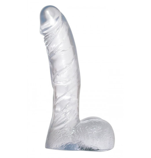 Прозрачный фаллоимитатор Crystal Clear Small Dong - 14 см.