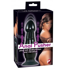 Вибровтулка с пультом Anal Pusher - 16 см.