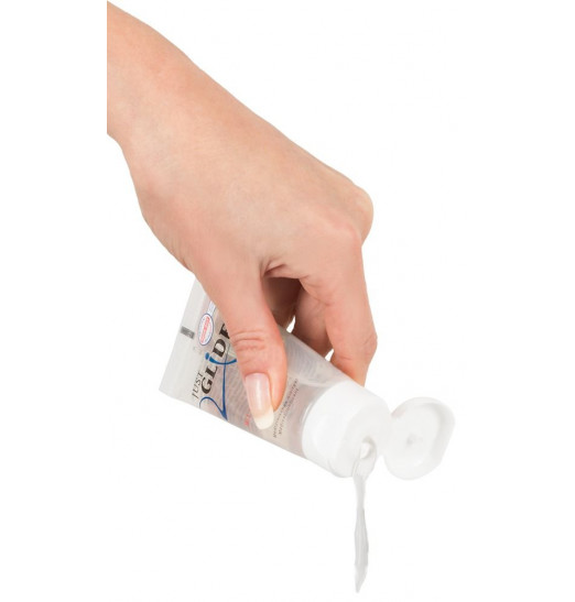 Смазка на водной основе Just Glide с ароматом клубники - 50 мл.