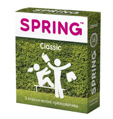 Классические презервативы SPRING CLASSIC - 3 шт. Классические презервативы SPRING CLASSIC - 3 шт.