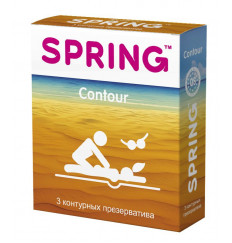 Контурные презервативы SPRING CONTOUR - 3 шт. Контурные презервативы SPRING CONTOUR - 3 шт.