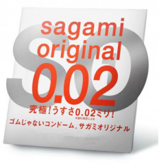 Ультратонкий презерватив Sagami Original 0.02 - 1 шт.