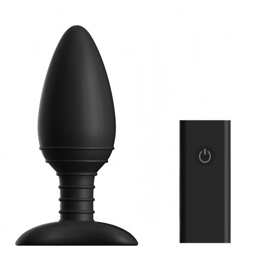 Чёрная вибровтулка NEXUS ACE LARGE с дистанционным управлением - 14 см. Чёрная вибровтулка NEXUS ACE LARGE с дистанционным управлением - 14 см.