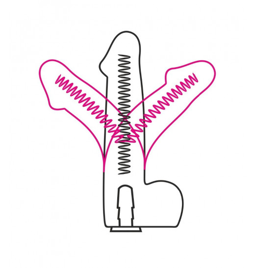 Телесный страпон Harness LESBI с вагинальной пробкой Телесный страпон Harness LESBI с вагинальной пробкой