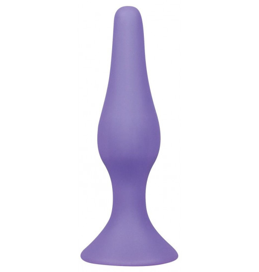 Фиолетовая анальная пробка Los Analos Lila Analplug - 13 см.