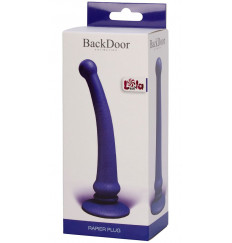 Синий анальный стимулятор Rapier Plug - 15 см.