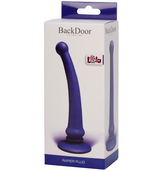 Синий анальный стимулятор Rapier Plug - 15 см. Синий анальный стимулятор Rapier Plug - 15 см.