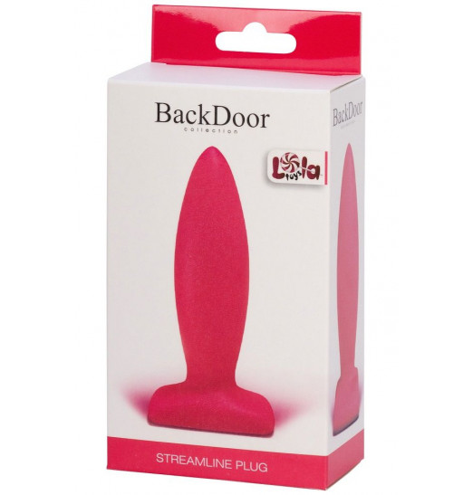 Розовый анальный стимулятор Streamline Plug - 10 см. Розовый анальный стимулятор Streamline Plug - 10 см.