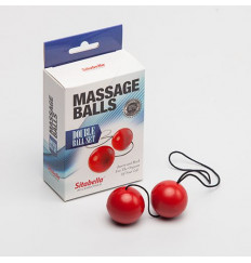 Красные массажные вагинальные шарики Красные массажные вагинальные шарики
