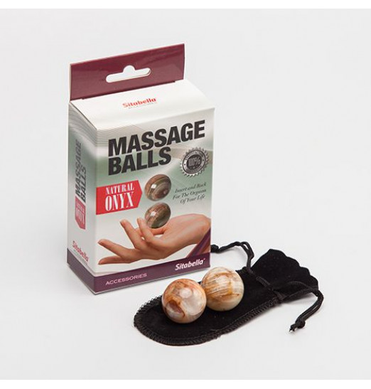 Вагинальные шарики из натурального камня оникса