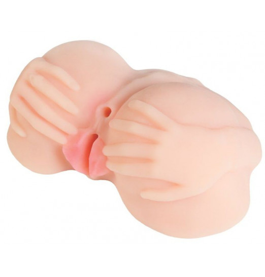 Фаллостимулятор  Николь  с двумя любовными отверстиями и вибрацией