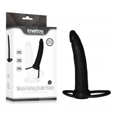 Анальный фаллоимитатор-насадка - 15,2 см.