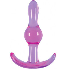 Фиолетовая анальная пробка Jelly Rancher T-Plug Wave - 9,7 см.