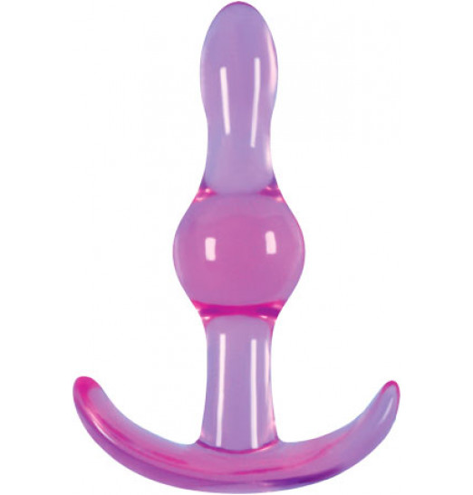Фиолетовая анальная пробка Jelly Rancher T-Plug Wave - 9,7 см. Фиолетовая анальная пробка Jelly Rancher T-Plug Wave - 9,7 см.