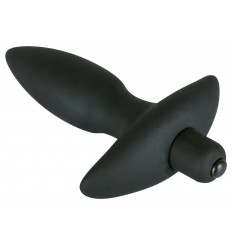 Анальная вибровтулка с 5 скоростями вибрации Vibrating Plug Small - 13 см.