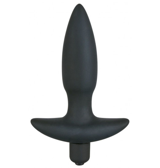 Анальная вибровтулка с 5 скоростями вибрации Vibrating Plug Small - 13 см.