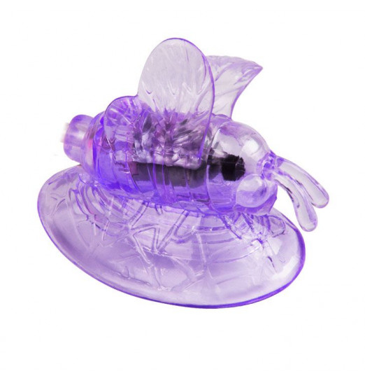 Стимулятор клитора с вакуумным массажем и вибрирующей бабочкой