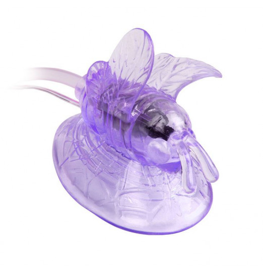 Стимулятор клитора с вакуумным массажем и вибрирующей бабочкой