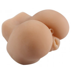 Вибровагина с двумя любовными отверстиями Emily