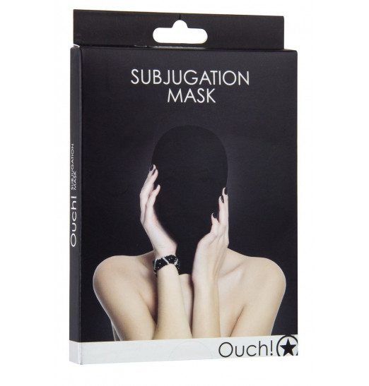 Закрытая черная маска на лицо Subjugation Закрытая черная маска на лицо Subjugation
