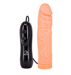 Телесный вибратор-реалистик Excellerator - 16,5 см.