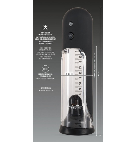 Автоматическая вакуумная помпа для пениса Rebel Automatic Pump