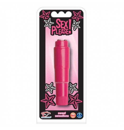 Розовая виброракета Sex Please! Sweet Sensations Vibe