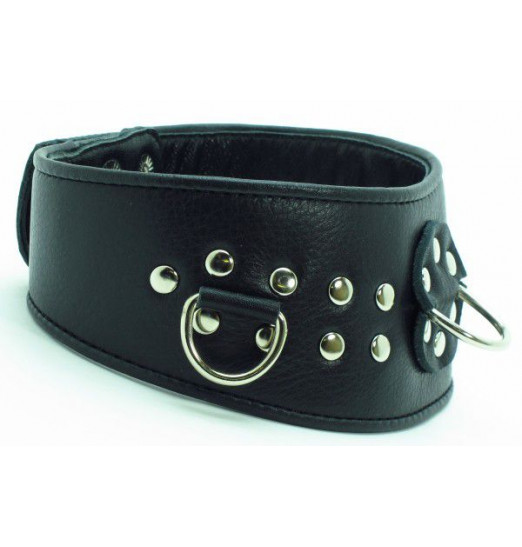 Кожаный ошейник для эротических игр Кожаный ошейник для эротических игр