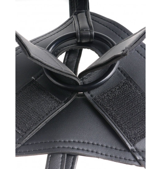 Страпон на виниловых трусиках Strap-on Harness Cock - 17,8 см.