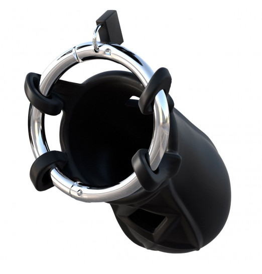 Черный замок верности Extreme Silicone Cock Blocker Черный замок верности Extreme Silicone Cock Blocker