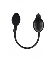 Чёрная вибропомпа для вагины с 7 режимами вибрации VIBRATING VAGINA PUMP