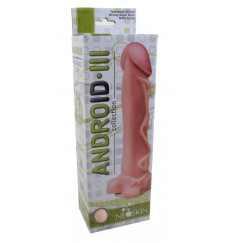 Фаллоимитатор на присоске ANDROID III с крупными венами - 23,5 см.