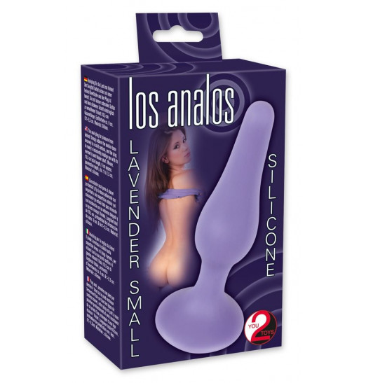 Малый фиолетовый анальный стимулятор Los Analos - 10,5 см.