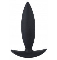 Малая анальная пробка чёрного цвета - 10 см.